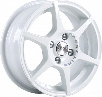 Диск Скад Ягуар 14x5.50 4x98 ET38 DIA58.60 алмаз-белый