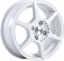 Диск Скад Ягуар 14x5.50 4x98 ET38 DIA58.60 алмаз-белый