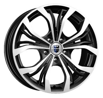 Диск K&K Аламида 17x7 5x100 ET48 DIA56.10 Алмаз Черный
