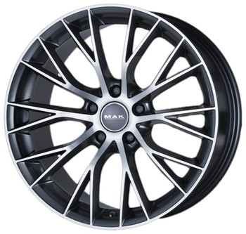 Диск MAK MUNCHEN 19x8.50 5x112 ET35 DIA76.10 Gun Metallic-Mirror Face