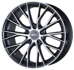 Диск MAK MUNCHEN 19x8.50 5x112 ET35 DIA76.10 Gun Metallic-Mirror Face