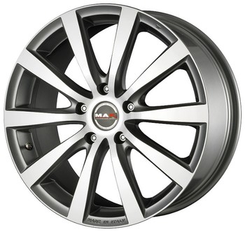 Диск MAK IGUAN 18x8 5x114.30 ET40 DIA76.10 graphite mirror face