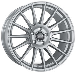 Диск OZ Superturismo LM 18x8 5x112 ET48 DIA75.10 MATT RACE SILVER BLACK LETTERING