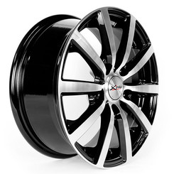 Диск X'trike X-115 15x6 5x108 ET43 DIA63.30 BK/FP