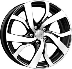 Диск K&K Палермо 15x6 5x112 ET47 DIA57.10 Алмаз Черный
