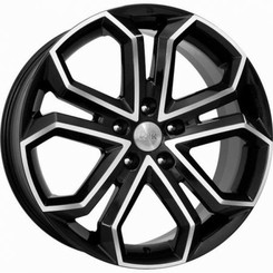Диск K&K Пандора 19x8.50 5x127 ET56.40 DIA71.60 Алмаз Черный