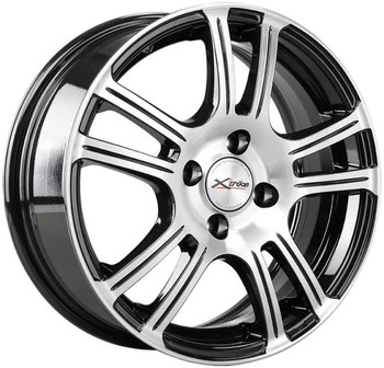 Диск X'trike X-105 15x6 4x98 ET35 DIA58.60 BK/FP
