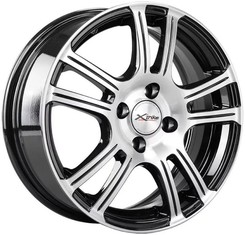 Диск X'trike X-105 15x6 4x98 ET35 DIA58.60 BK/FP