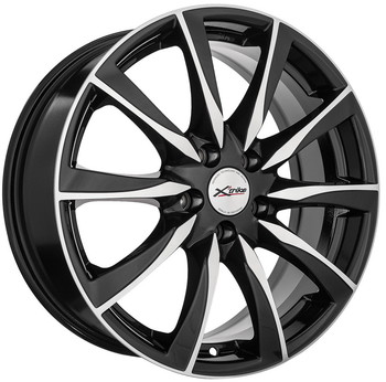 Диск X'trike X-120 17x7 5x108 ET40 DIA67.10 BK/FP