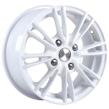 Диск Скад Пантера 14x5.50 4x100 ET39 DIA67.10 Белый