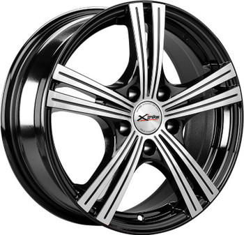 Диск X'trike X-112 16x6.50 5x108 ET45 DIA63.30 BK/FP