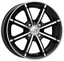 Диск K&K Sportline 14x6 4x98 ET30 DIA58.60 Алмаз Черный