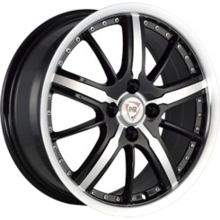Диск NZ SH663 16x6.50 5x112 ET50 DIA57.10 BKFPL