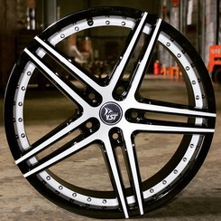 Диск YST X-1 18x8 5x105 ET42 DIA56.60 B+W+WSI