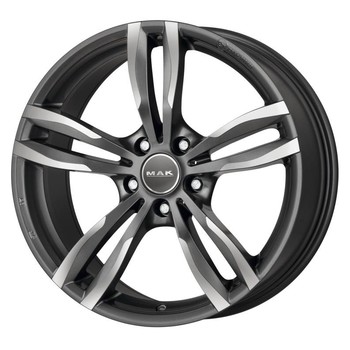 Диск MAK LUFT 19x8 5x120 ET37 DIA72.60 Gun Metallic-Mirror Face