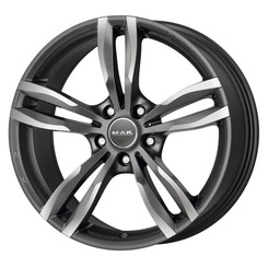 Диск MAK LUFT 19x8 5x120 ET37 DIA72.60 Gun Metallic-Mirror Face
