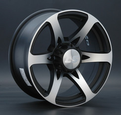 Диск LS wheels LS165 17x7.50 6x139.70 DIA107.60 BKF