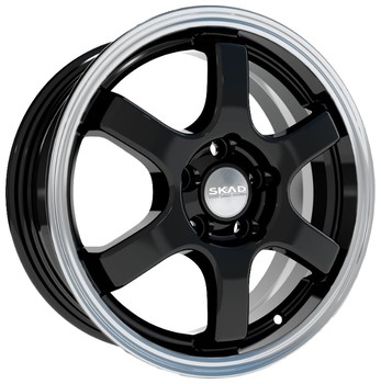 Диск Скад Киото 15x6 4x100 ET40 DIA60.10 антрацит-алмаз