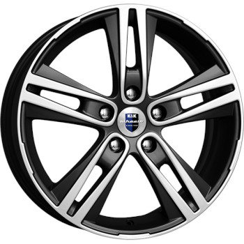 Диск K&K Прайм 17x6.50 5x114.30 ET40 DIA66.10 Алмаз Черный
