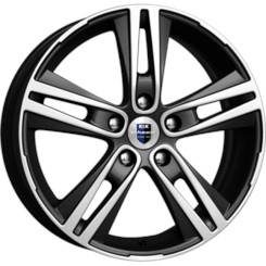 Диск K&K Прайм 17x6.50 5x114.30 ET40 DIA66.10 Алмаз Черный