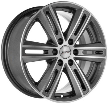 Диск X'trike X-124 17x7.50 6x139.70 ET25 DIA106.10 HSB/FP