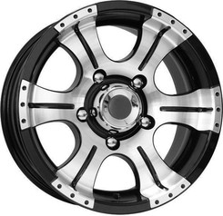 Диск K&K Байконур 16x8 6x139.70 ET20 DIA108.60 Алмаз Черный
