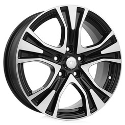 Диск K&K КС673 17x7 5x112 ET46 DIA66.60 Алмаз Черный