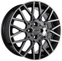 Диск X'trike X-125 16x6.50 4x100 ET48 DIA54.10 BK/FP