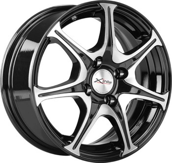 Диск X'trike X-110 14x6 4x98 ET35 DIA58.60 BK/FP