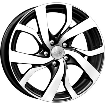 Диск K&K Палермо 16x6.50 5x100 ET42 DIA57.10 Алмаз-черный