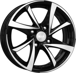 Диск K&K Игуана 15x6.50 4x98 ET35 DIA58.60 Алмаз-черный