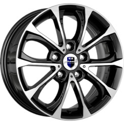 Диск K&K Urals 15x6.50 5x114.30 ET43 DIA66.10 Алмаз-черный