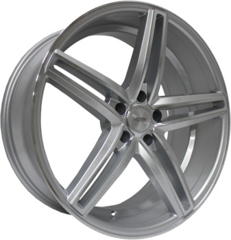 Диск VISSOL V-015 20x9 5x112 ET32 DIA66.60 silver-polished
