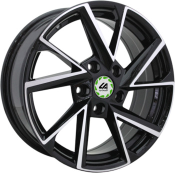 Диск REPLICA TD Special Series VV12-S 17x7 5x112 ET49 DIA57.10 BKF