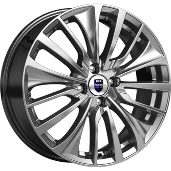 Диск K&K Flanker 17x6.50 4x100 ET45 DIA67.10 дарк платинум