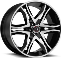 Диск HARP Y-893 20x8.50 6x139.70 ET15 DIA106.10 gloss-black-machined