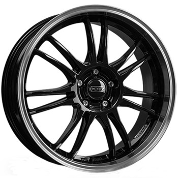 Диск Dotz Shift 17x7 4x100 ET35 DIA60.10 BKL
