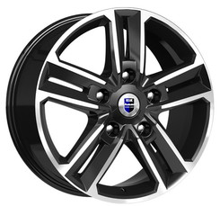 Диск K&K Backfire 18x8 5x114.30 ET40 DIA67.10 Алмаз-черный