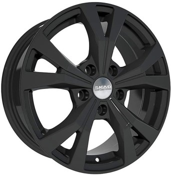 Диск Скад Нагано 16x6.50 5x114.30 ET45 DIA67.10 чёрный бархат