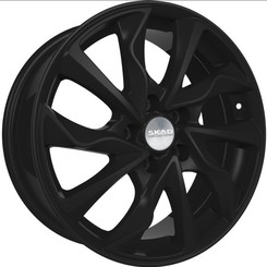 Диск Скад Marseille 17x7 5x108 ET45 DIA63.30 чёрный бархат
