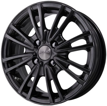 Диск Скад Пантера 14x5.50 4x100 ET45 DIA56.60 чёрный бархат