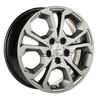 Диск Khomen 1711 17x6.50 5x114.30 ET50 DIA67.10 G-Silver
