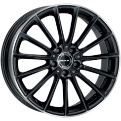 Диск MAK Komet 18x8 5x112 ET48 DIA66.60 Gloss Black Mirror Ring