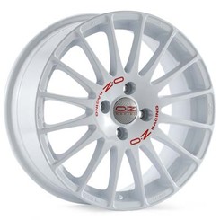 Диск OZ SUPERTURISMO WRC 17x7 5x114.30 ET45 DIA75.10 WHITE RED LETTERING