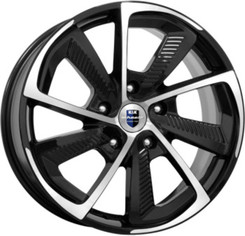 Диск K&K C.T.G. 18x8 5x115 ET44 DIA70.10 Алмаз Черный