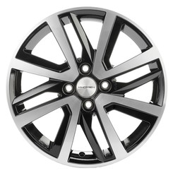 Диск Khomen 1609 16x6 4x100 ET46 DIA54.10 Black-FP