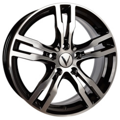 Диск Вектор В193 17x7 5x114.30 ET50 DIA67.10 Алмаз-черный