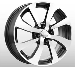 Диск K&K КС893 16x6 4x100 ET37 DIA60.10 Алмаз Черный