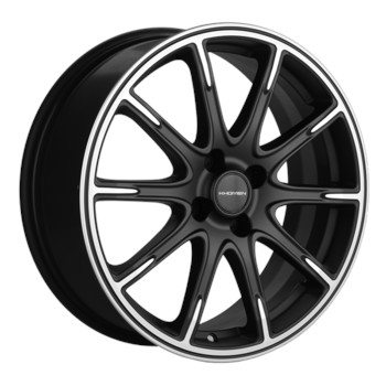 Диск Khomen 1707 17x6.50 4x100 ET50 DIA60.10 Black-FP matt