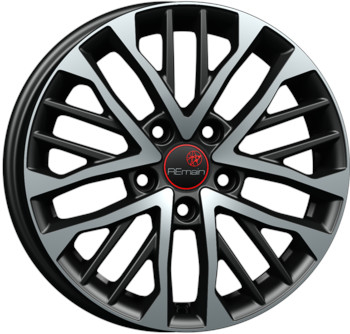 Диск Remain R238 16x6 5x114.30 ET43 DIA67.10 Алмаз Черный